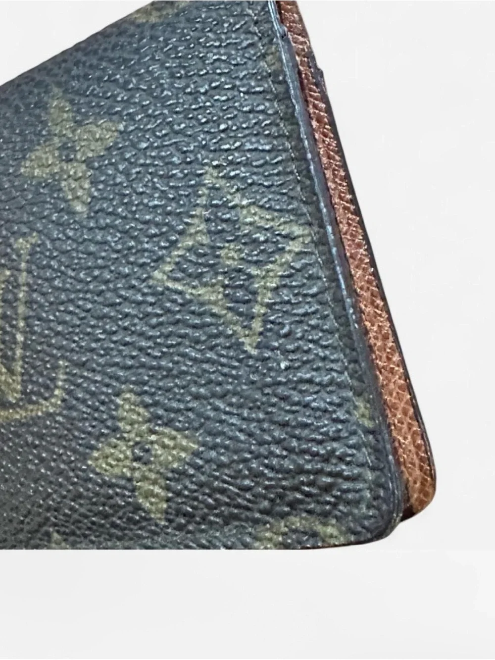 Authentic Vintage Louis Vuitton Monogram Brown Card Holder / Slim Card Case